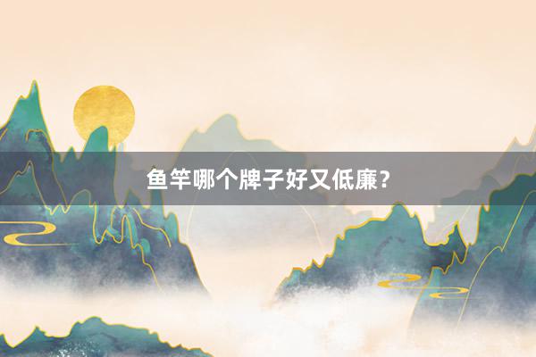 鱼竿哪个牌子好又低廉?